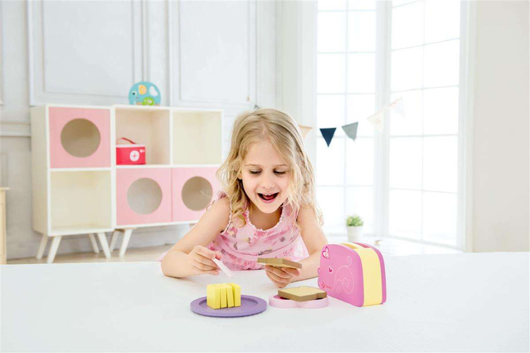 Zabawka Toster i Zestaw Śniadaniowy Classic World