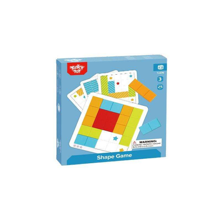 TOOKY TOY Gra Kształty Układanka Klocki