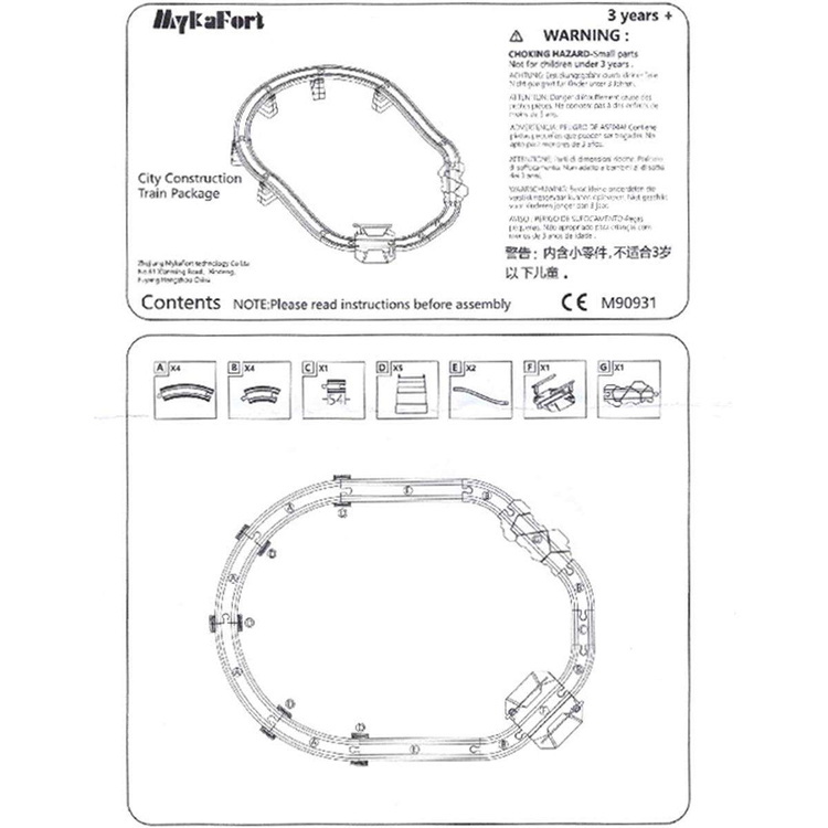 Tooky Toy Drewniana Konstrukcja Budowanie Drogi dla Pojazdów Budowlanych