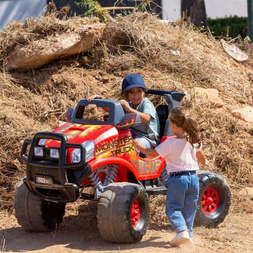 Feber Samochód Monster Truck Auto 12V Challenger Dwuosobowy