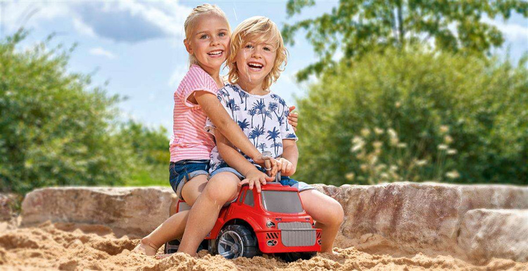 Jeździk Straż Pożarna Samochód Pchacz Armatka Wodna BIG