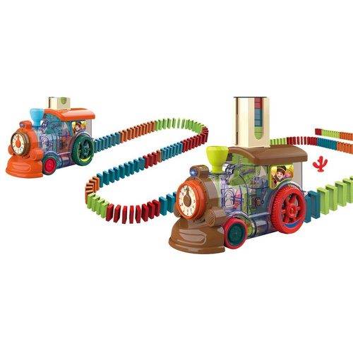 WOOPIE Interaktywna Kolorowa Ciuchcia Domino