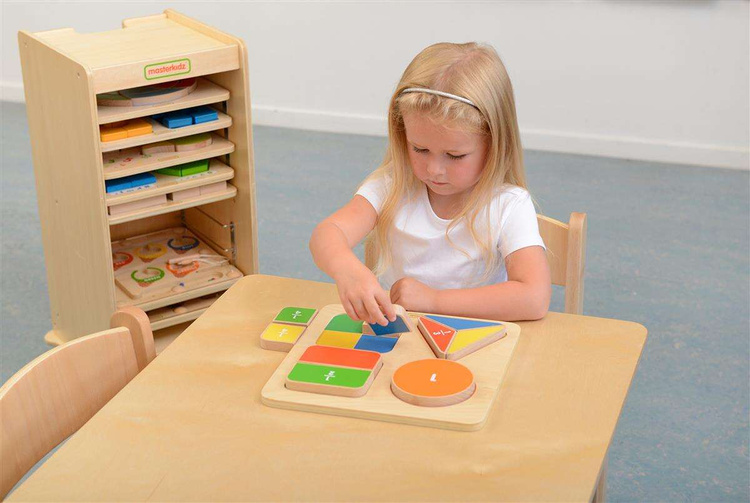 Matematyczna Tabliczka Edukacyjna Dzielenie Ułamki Masterkidz