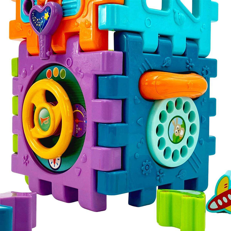 WOOPIE BABY Wielofunkcyjny Domek Aktywności Montessori 9w1 - 18m+