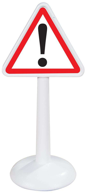 WOOPIE Zestaw Edukacyjny Mini Znaków Drogowych 16 el. + Samochodzik