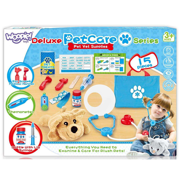 WOOPIE Zestaw Małego Weterynarza Piesek Torba