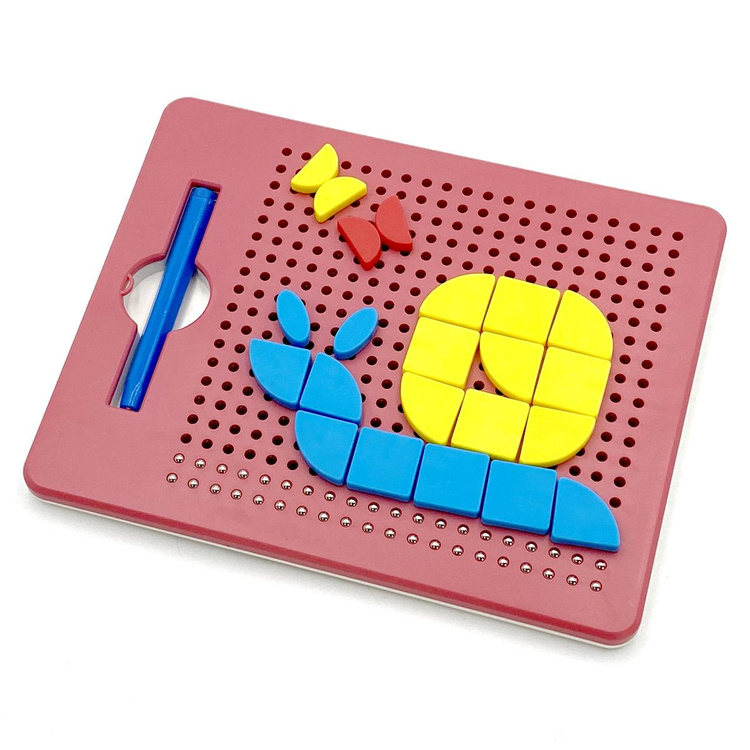 WOOPIE Układanka Magnetyczna 2w1 Rysowanie Magnetyczne Tablica Kreatywna 112 el.