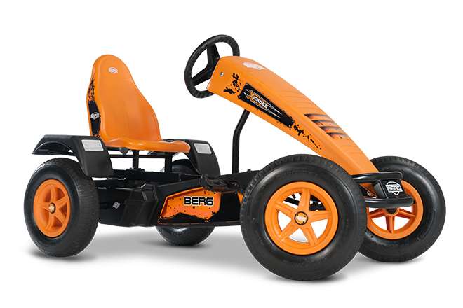 BERG Gokart na pedały hybrydowy XXL X-Cross E-BFR