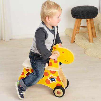 MASTERKIDZ Jeździk Sorter Kształtów Żyrafa