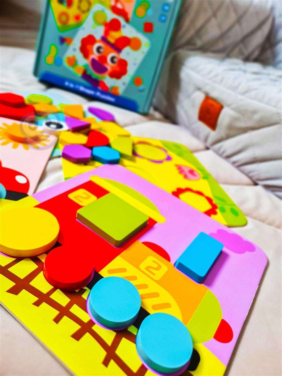 TOOKY TOY Puzzle 4 w 1 Układnaka Klocki