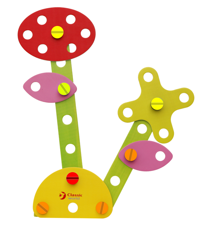 Super Zestaw konstrukcyjny 51 elementów Classic World