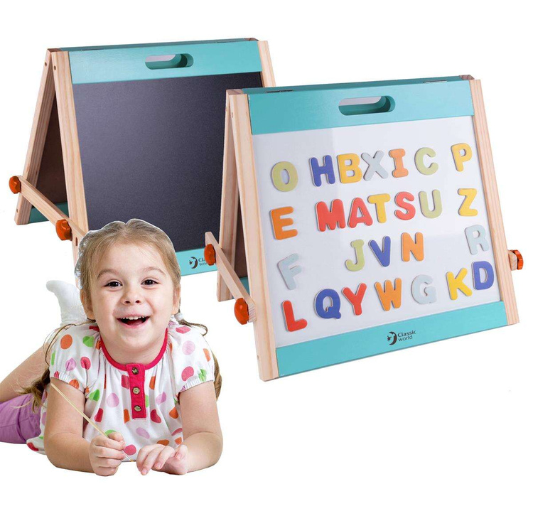 Classic World Wielofunkcyjna Tablica Kredowa Magnetyczna 2W1