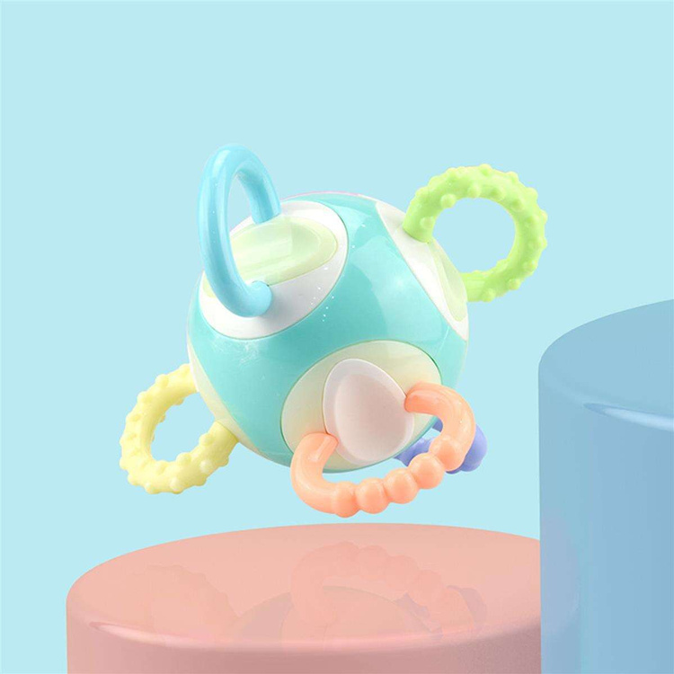 WOOPIE BABY Zabawka Sensoryczna 2w1 Gryzak Grzechotka Motessori