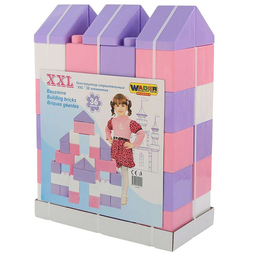 Wader Klocki Budowlane XXL 36 elementów