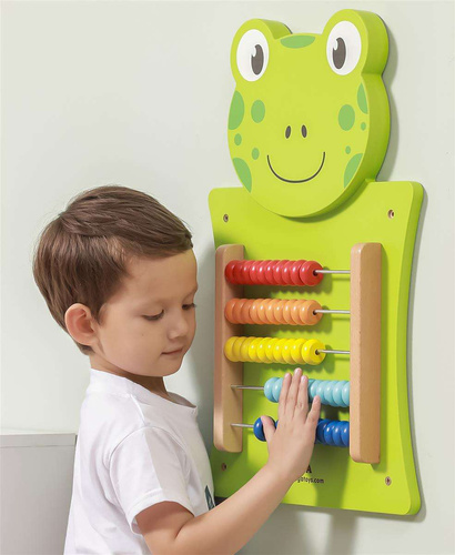 Drewniane Liczydło edukacyjne Żabka Viga Toys