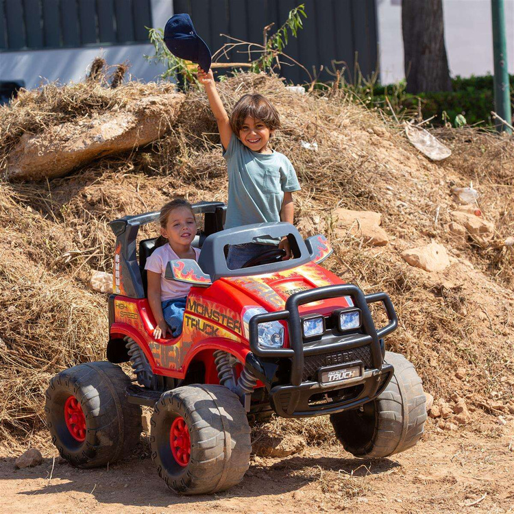 Feber Samochód Monster Truck Auto 12V Challenger Dwuosobowy