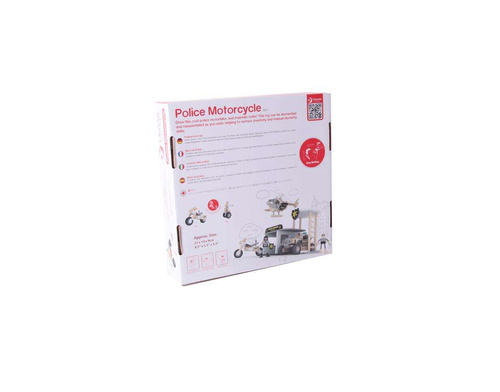 CLASSIC WORLD Klocki Konstrukcyjne Motocykl Policyjny