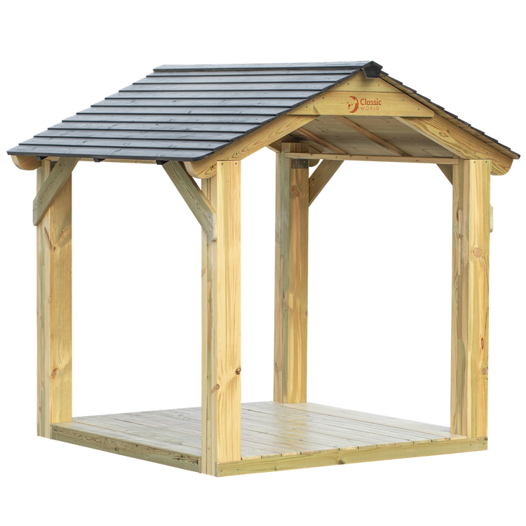 CLASSIC WORLD EDU Duży Drewniany Domek Altana