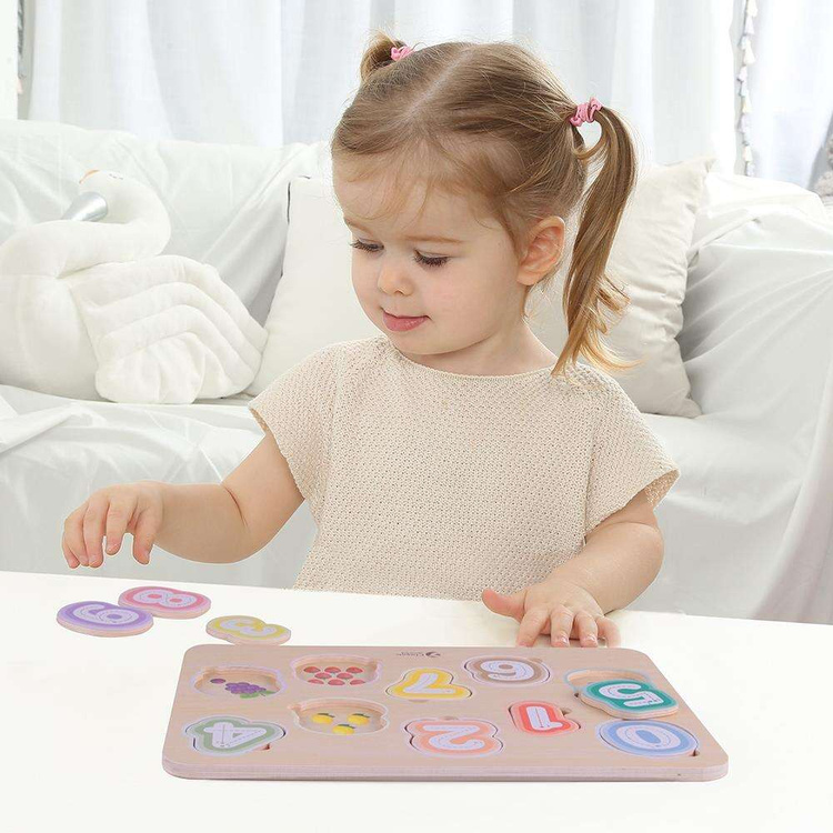 Układanka Cyferki Nauka Cyferek i Liczenia Classic World