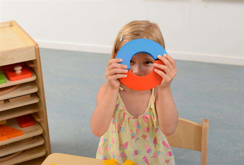 Edukacyjne Puzzle Drewniane Masterkidz Kolorowe Układanka