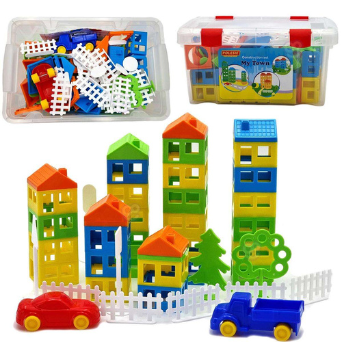 Wader QT Klocki - Moje Miasto - 92 elementy