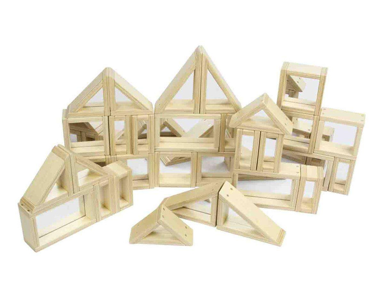 Lustrzane Klocki Konstrukcyjne Zestaw 31 Sztuk Masterkidz