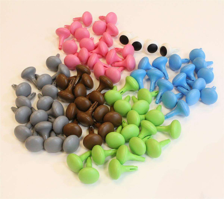 MASTERKIDZ Kolorowe Kołeczki Jumbo do Tablicy STEM 128 Szt. - 6 Kolorów