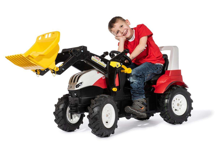 Rolly Toys Traktor rollyFarmtrac Steyr 6300 Terrus CVT z Łyżką na Pedały