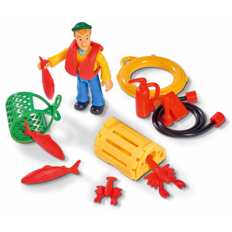 Simba Strażak Sam Rybacka Łódź Kuter Charliego Akcesoria