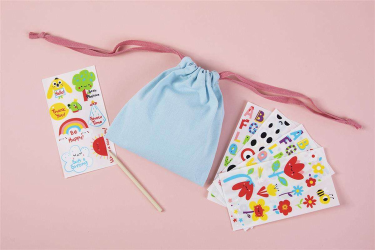 WOOPIE ART&FUN Zestaw Kreatywny Magiczna Torebka + Naklejki do Dekoracji ponad 109 szt.