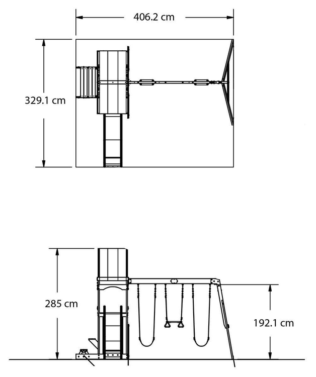 Drewniany Plac zabaw Sunnydale Backyard Discovery + Stolik gratis!