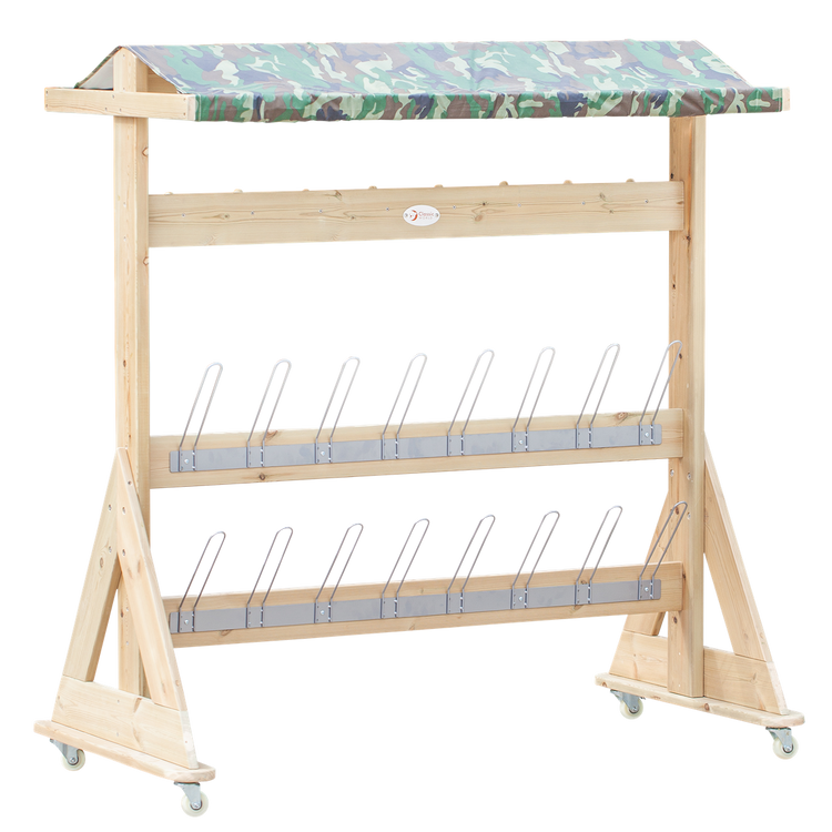 CLASSIC WORLD EDU Drewniany Wieszak Ogrodowy XXL