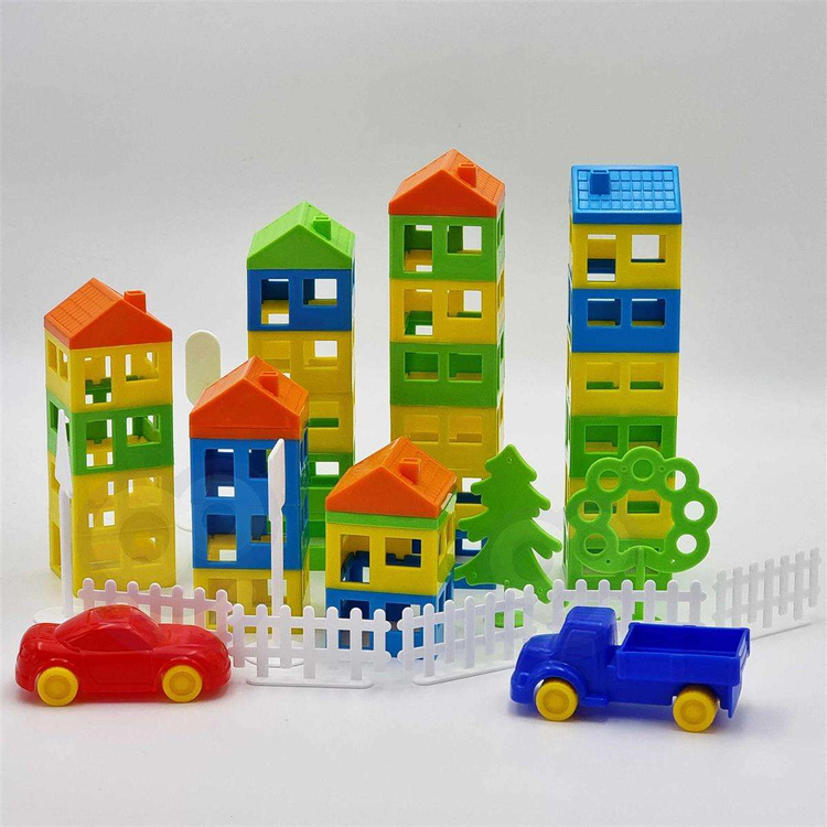 Wader QT Klocki - Moje Miasto - 92 elementy