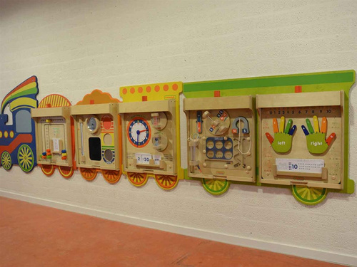 MASTERKIDZ System Do Montażu 5 Tablic Masterkidz Flex - Pociąg