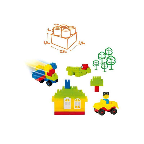 Klocki Konstrukcyjne Combi  100 elementów Mochtoys