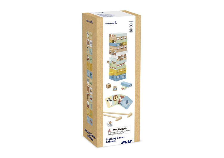 TOOKY TOY Gra Zręcznościowa Zwierzęta 82 el.