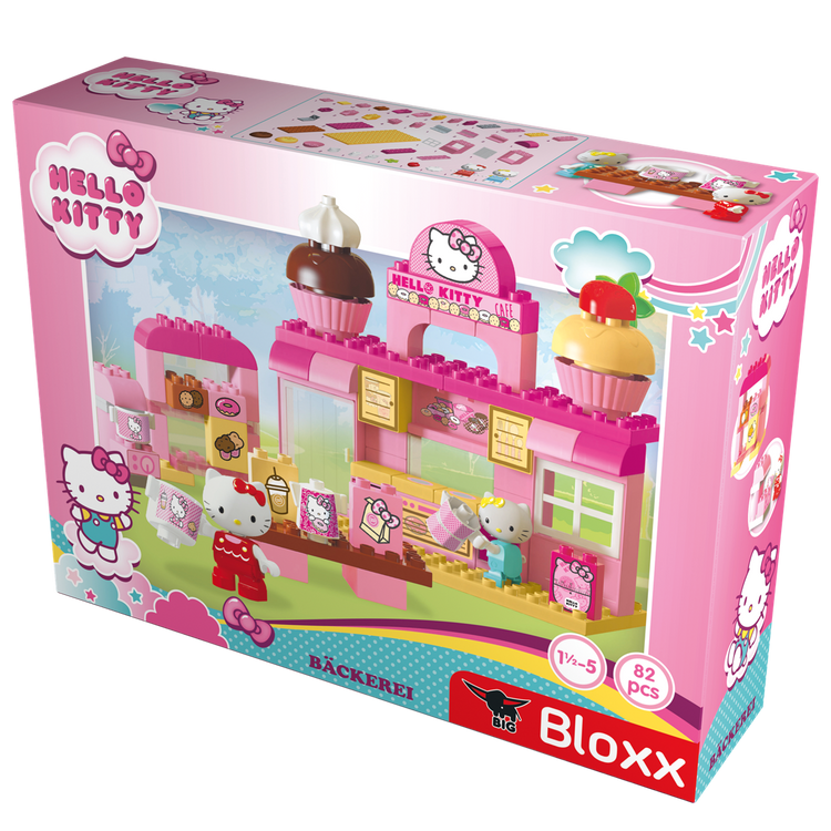 BIG Klocki Hello Kitty Cukiernia + 2 figurki (82el.)