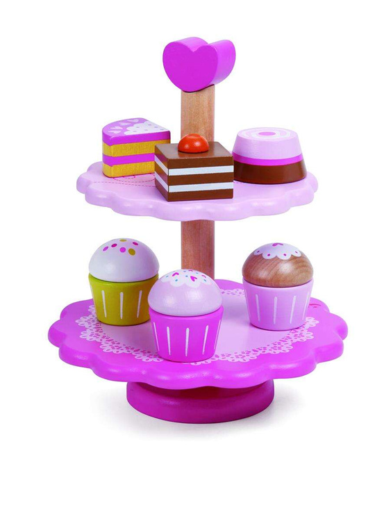 Drewniana Babeczka Stojak Na Babeczki Classic World