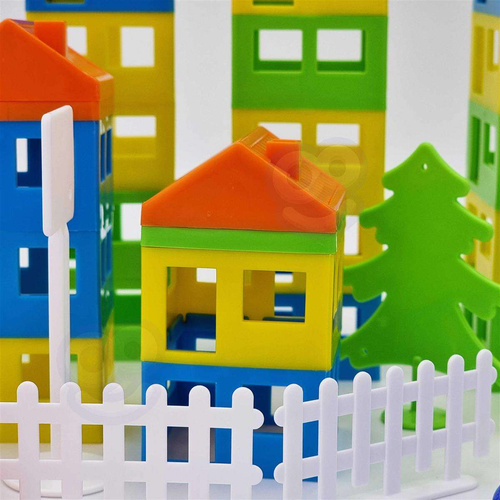 Wader QT Klocki - Moje Miasto - 92 elementy