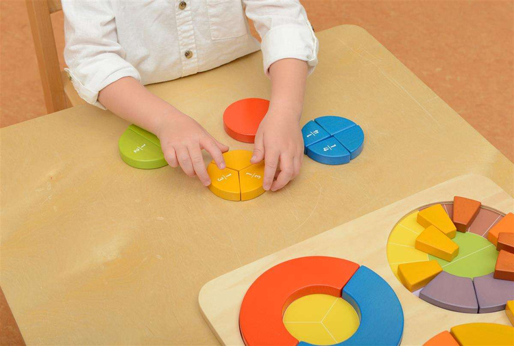 Edukacyjne Puzzle Drewniane Masterkidz Kolorowe Układanka