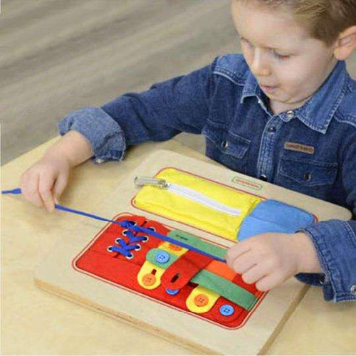 MASTERKIDZ Tablica Edukacyjna Nauka Szycia