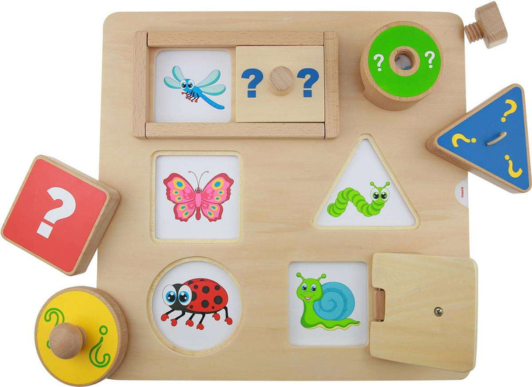 MASTERKIDZ Tablica Edukacyjna Zapamiętywanie Nauka Montessori