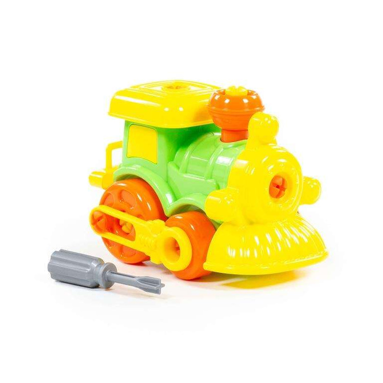 Wader QT Kolorowa Lokomotywa Ze Śrubokrętem 25el.