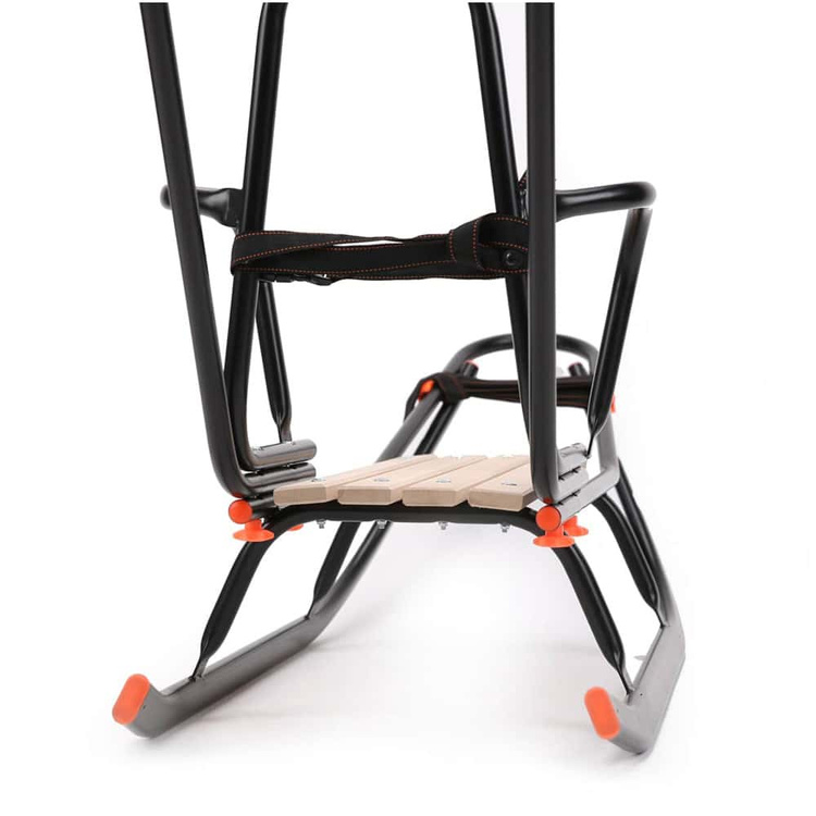 Sanki dziecięce teo&gigi SMART LINE z kółkami, podnóżkami i mufką #801