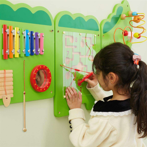 Viga Tablica Sensoryczna Manipulacyjna Edukacyjna Krokodyl