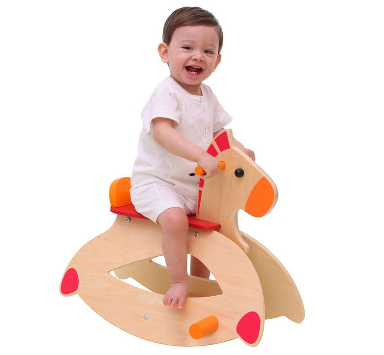 Classic World Konik Na Biegunach Bujak Drewniany