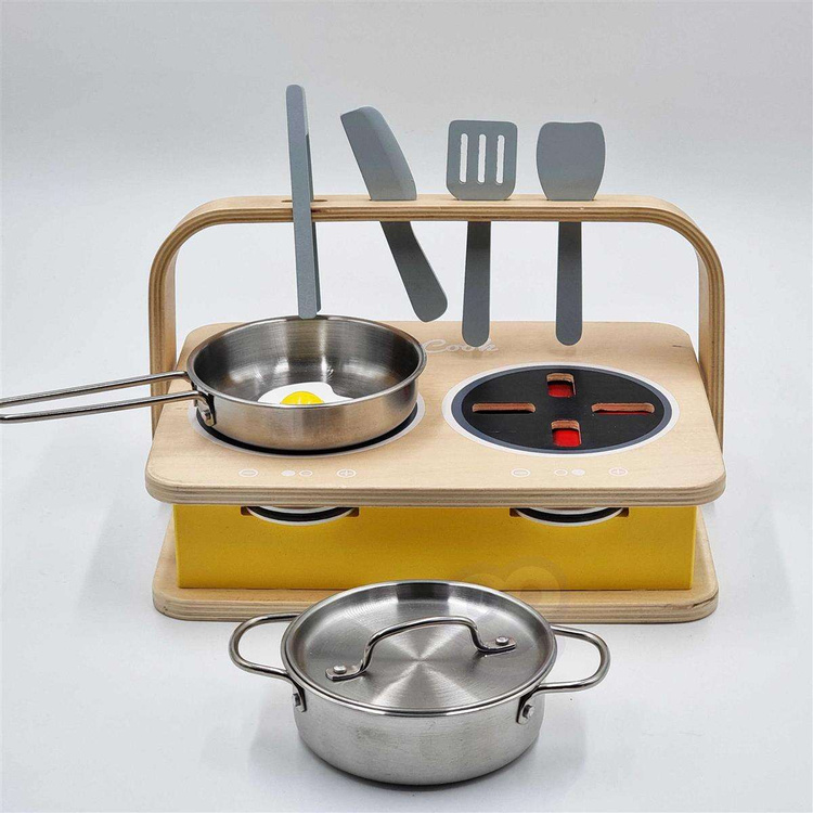 CLASSIC WORLD Drewniana Kuchnia Stołowa 2w1