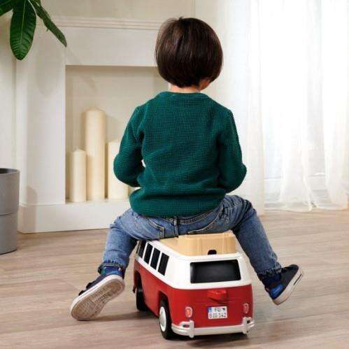 BIG Jeździk Volkswagen Van Samochód Auto dla Dzieci + Dźwięk