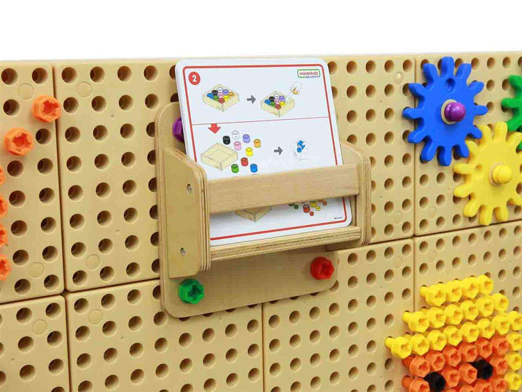 Drewniana Kasetka Na Przedmioty - Tablica Naukowo-Kreatywna Masterkidz STEM