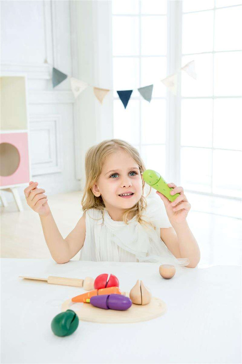 Drewniany Zestaw do Krojenia Warzyw CLASSIC WORLD